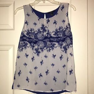 Forever 21 Colorblock Island Tank